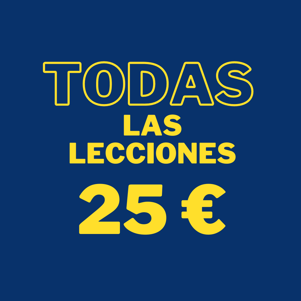 OFERTA CON ¡TODAS LAS LECCIONES!